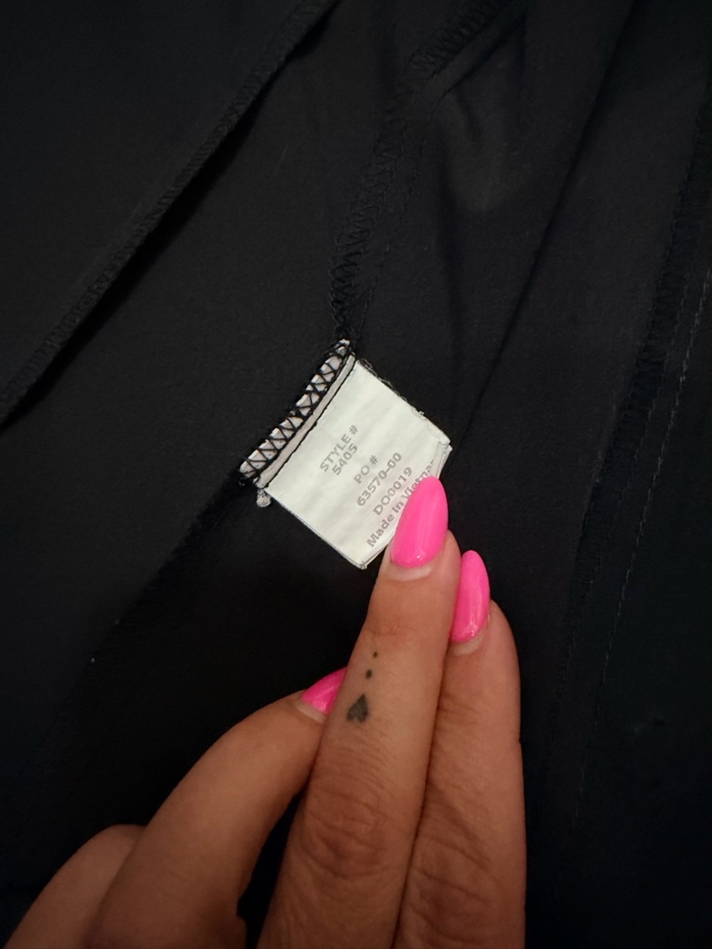 BARCO ONE Lightweight Black Scrub Jacket - Picture 4 of 5